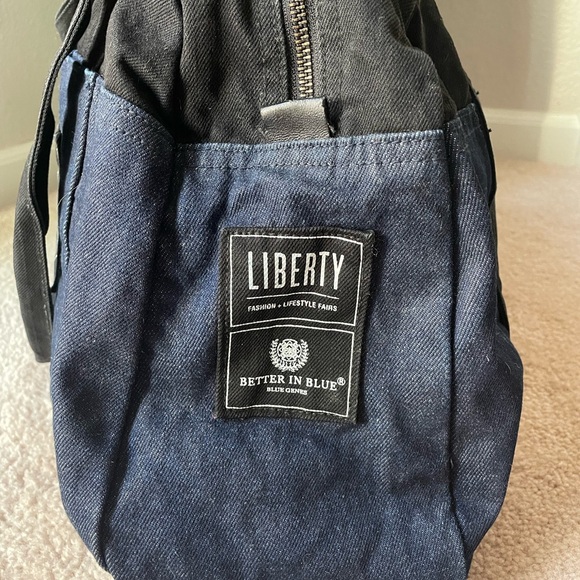 Better in Blues Denim Jeans Double Handle Duffle Bag - Picture 4 of 4